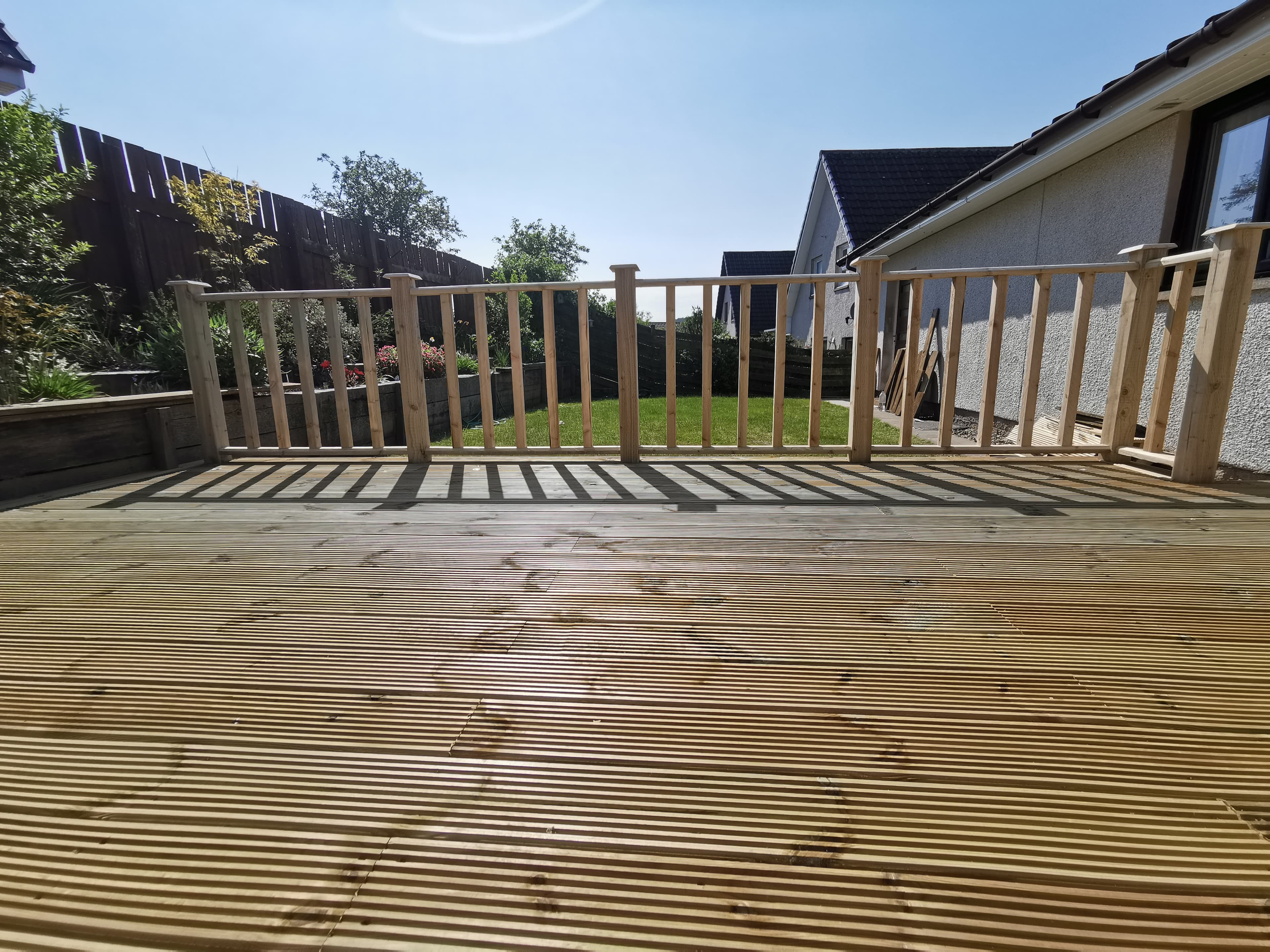 Timber deck and pergola finished by Greenwell