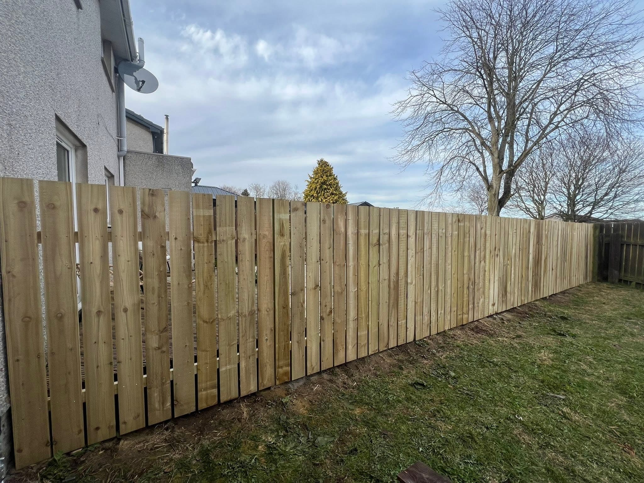 Garden fencing built by Greenwell