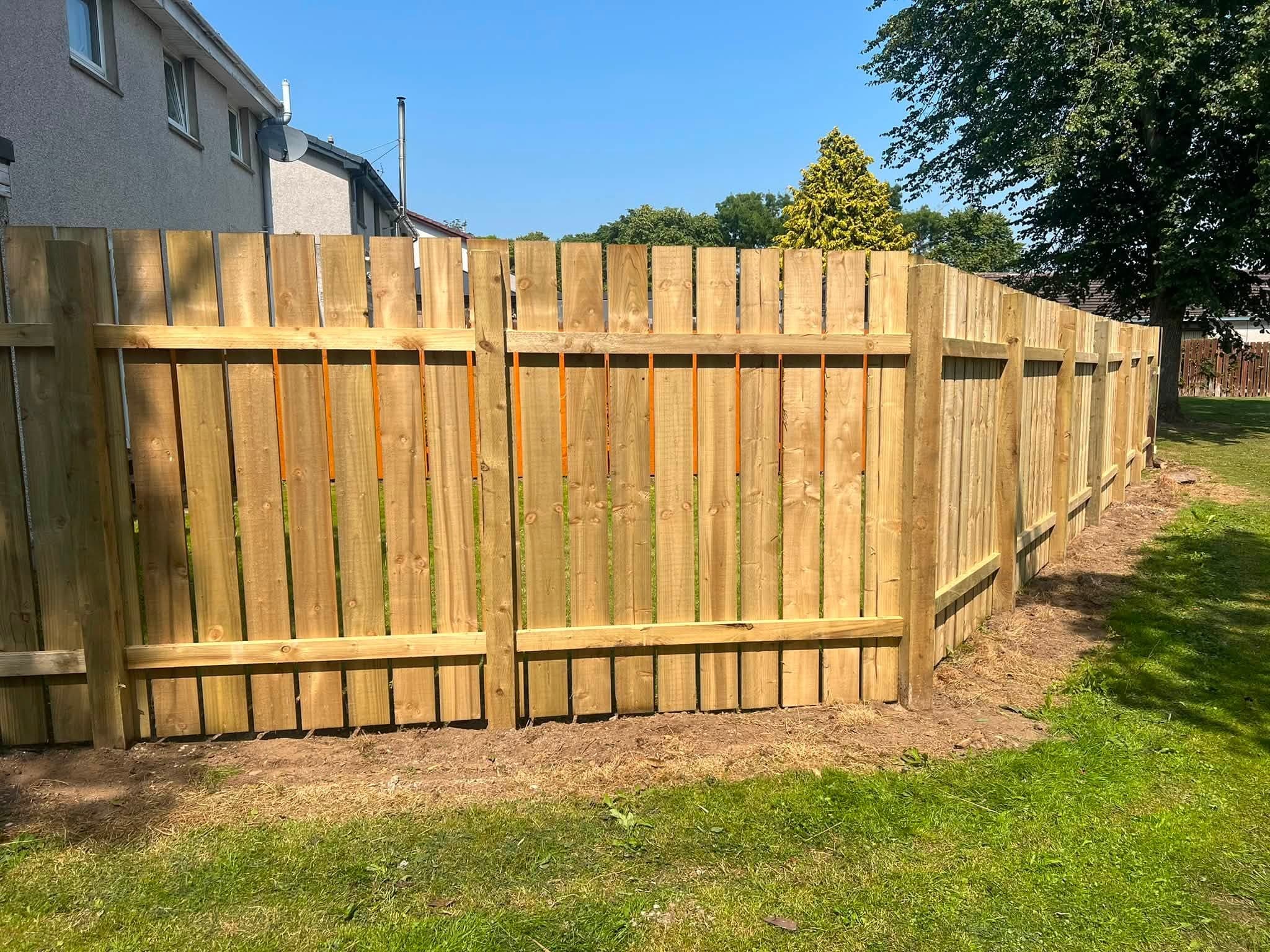 Garden fencing built by Greenwell